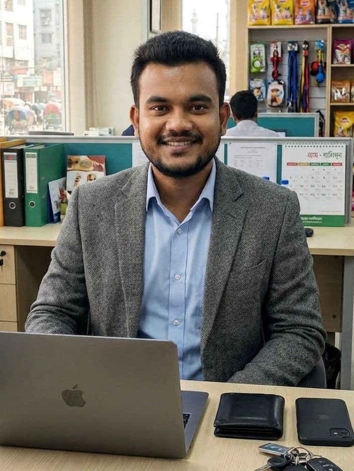 Rabiul Gazi — founder portrait for the personal brand website