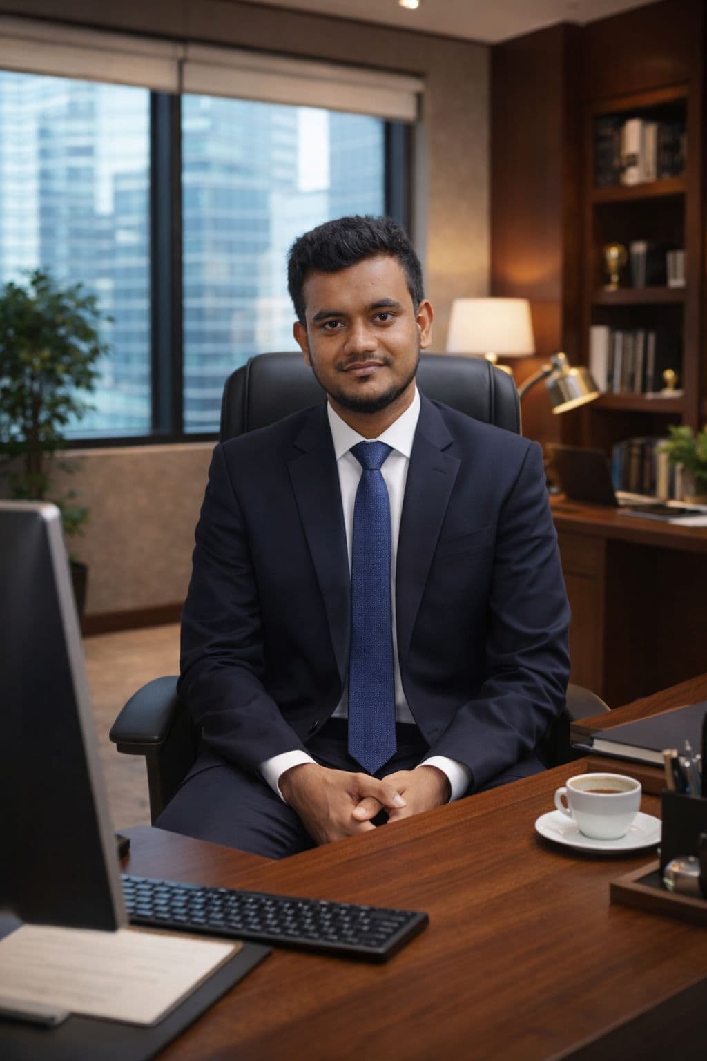 Rabiul Gazi — professional portrait in formal attire